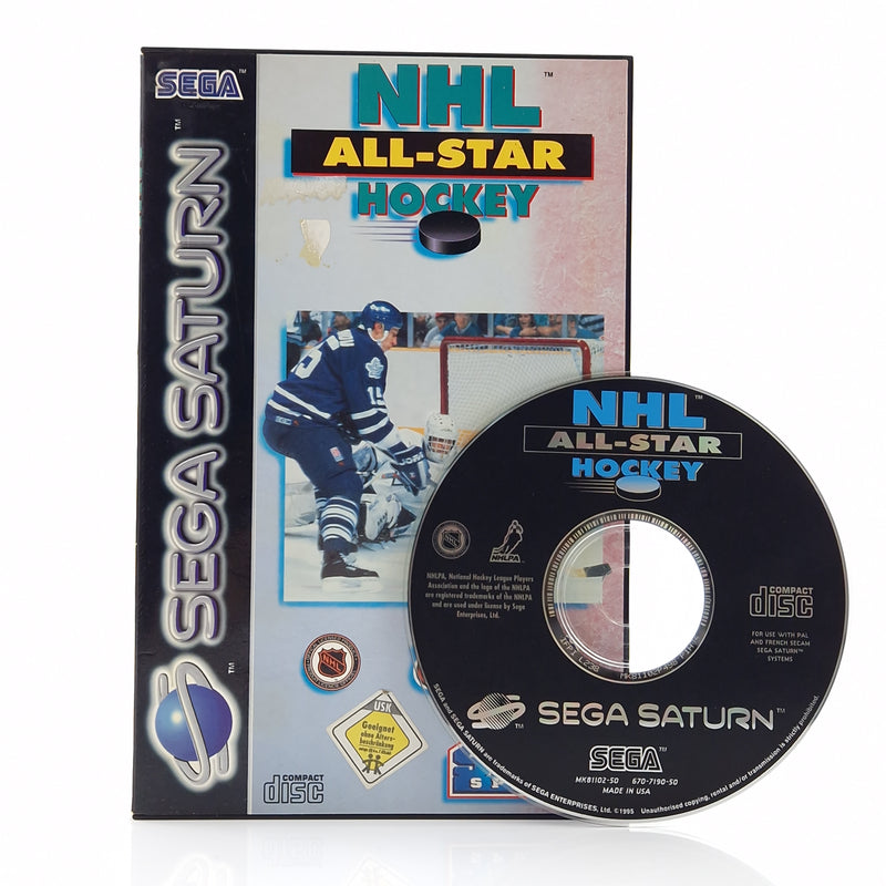 Sega Saturn Spiel : NHL All-Star Hockey - CD Ohne Anleitung OVP / Icehockey PAL