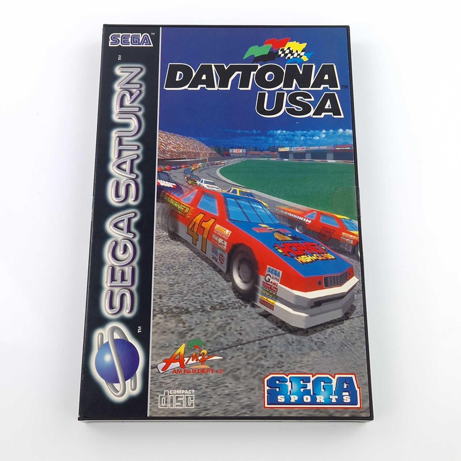 Sega Saturn Spiel : Daytona USA - CD Disk OVP ohne Anleitung / PAL Game