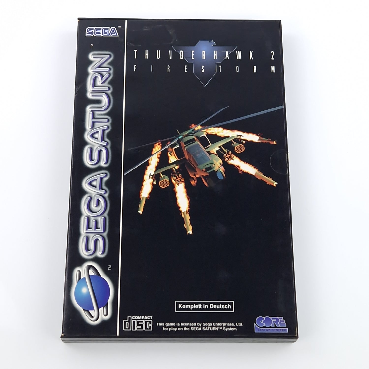 Sega Saturn Spiel : Firestorm Thunderhawk 2  - CD Disk OVP Anleitung PAL [2]