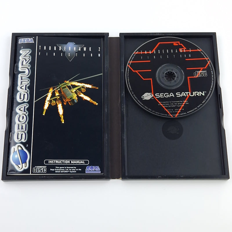 Sega Saturn Spiel : Firestorm Thunderhawk 2  - CD Disk OVP Anleitung PAL [2]