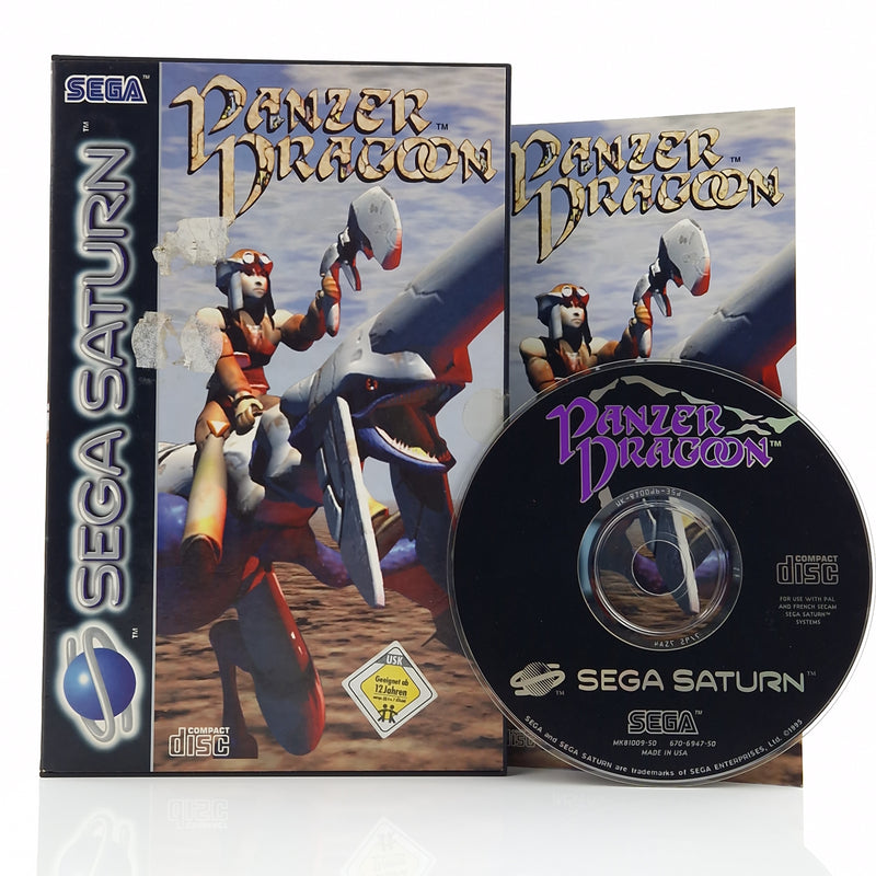 Sega Saturn Spiel : Panzer Dragoon - CD Disk OVP Anleitung PAL