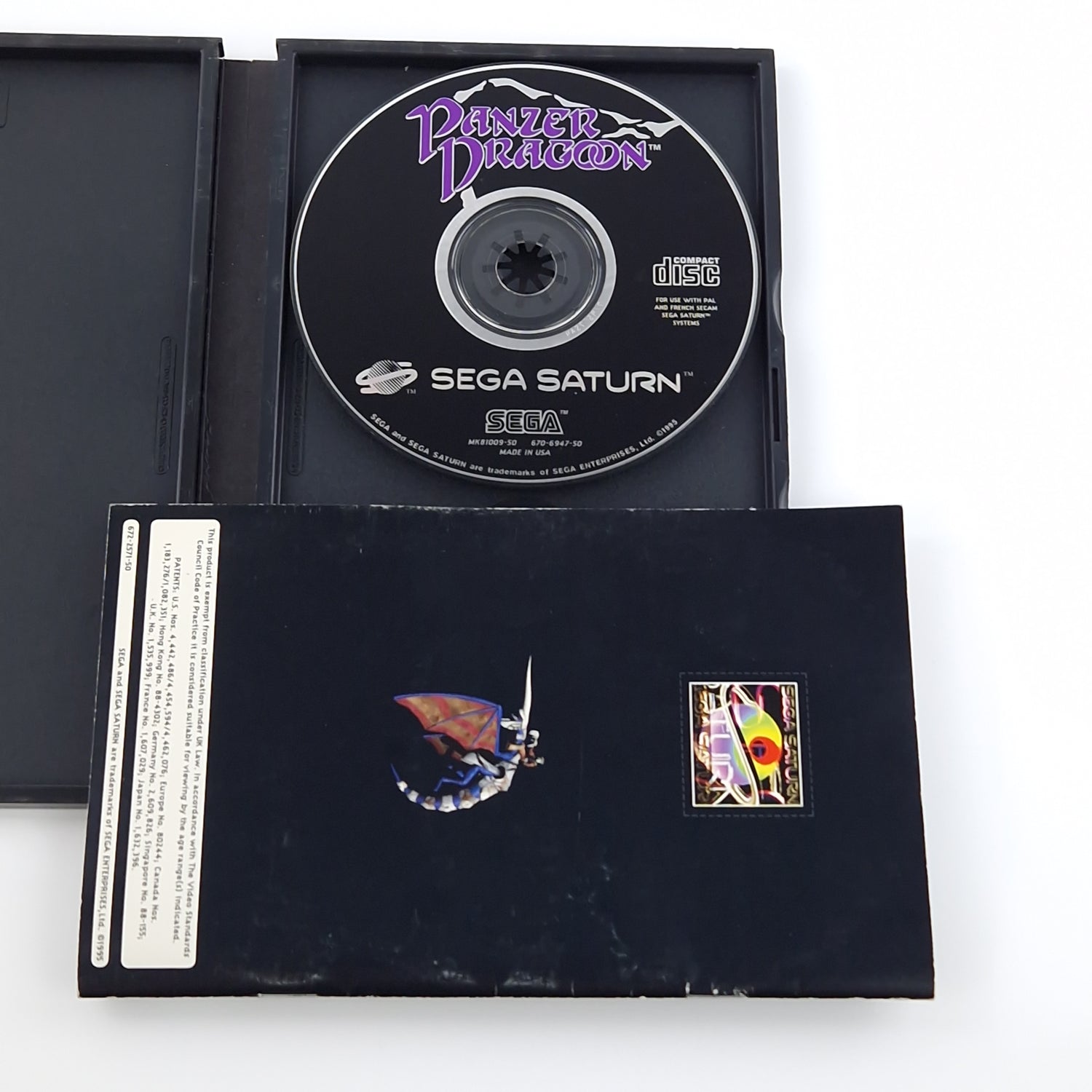 Sega Saturn Spiel : Panzer Dragoon - CD Disk OVP Anleitung PAL [2]