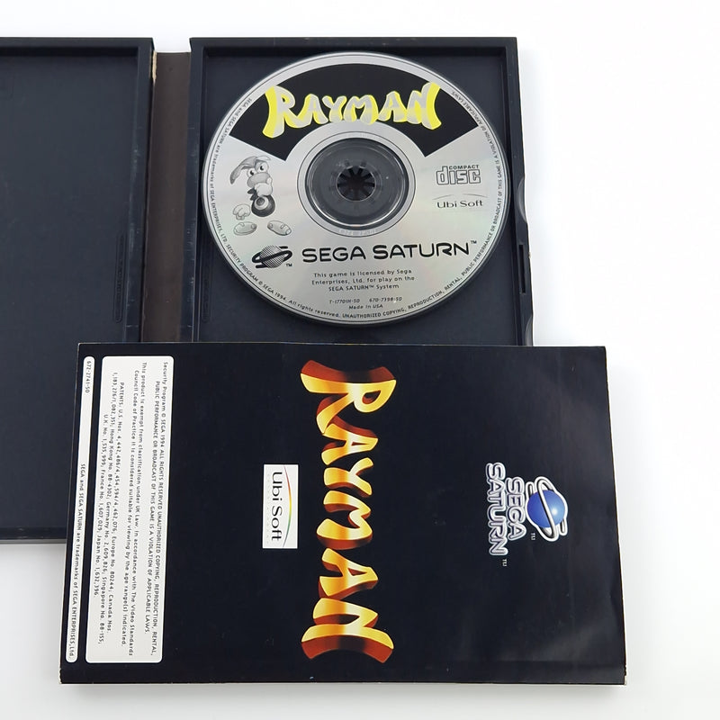 Sega Saturn Spiel : Rayman - CD Disk OVP Anleitung PAL