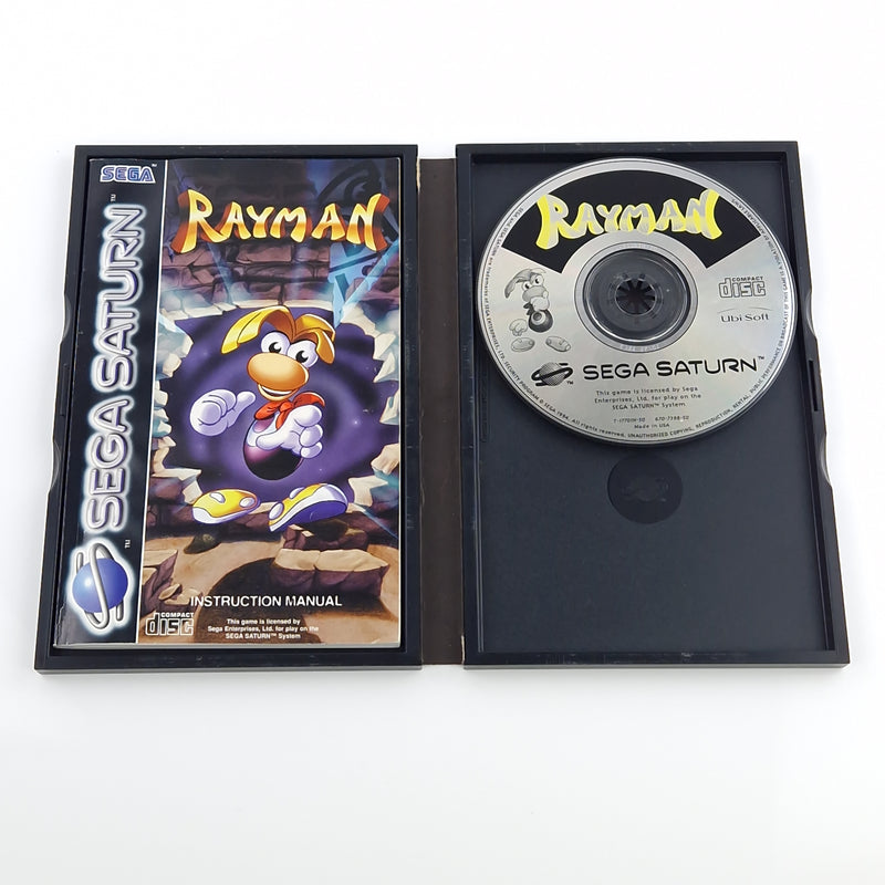 Sega Saturn Spiel : Rayman - CD Disk OVP Anleitung PAL