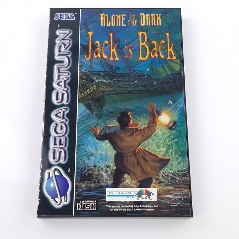 Sega Saturn Spiel : Alone in the Dark Jack is Back - CD Disk OVP Anleitung PAL