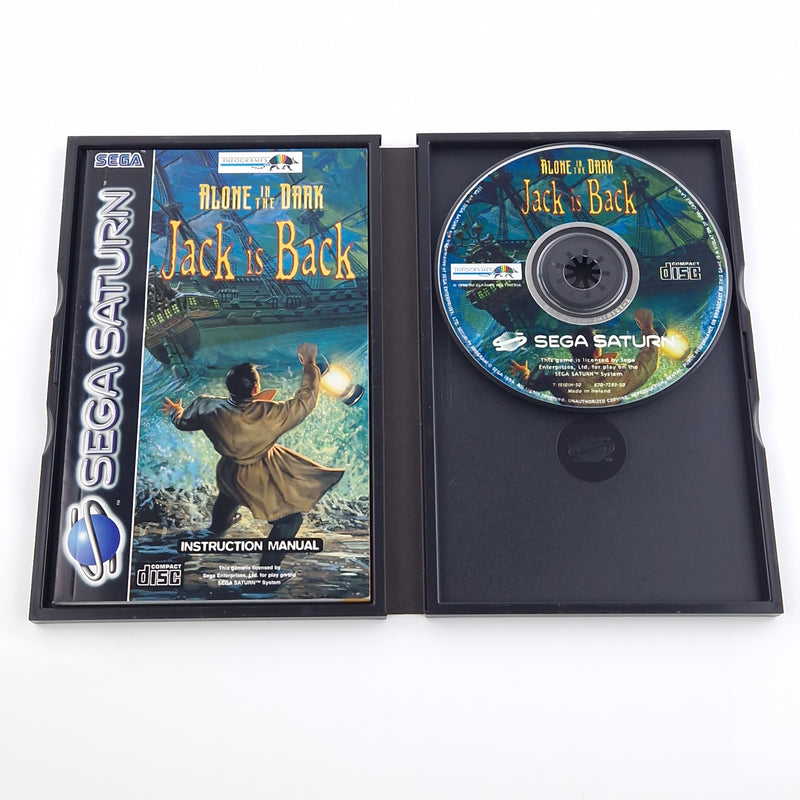 Sega Saturn Spiel : Alone in the Dark Jack is Back - CD Disk OVP Anleitung PAL 2