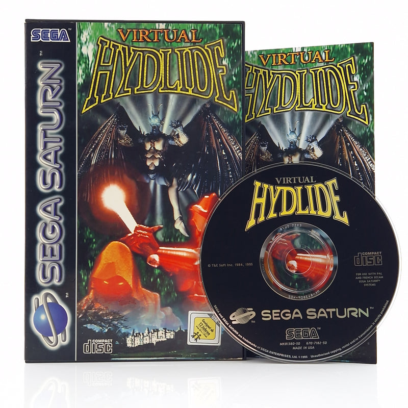 Sega Saturn Spiel : Virtual Hydlide - CD Disk OVP Anleitung PAL