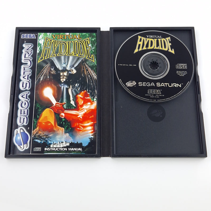 Sega Saturn Spiel : Virtual Hydlide - CD Disk OVP Anleitung PAL