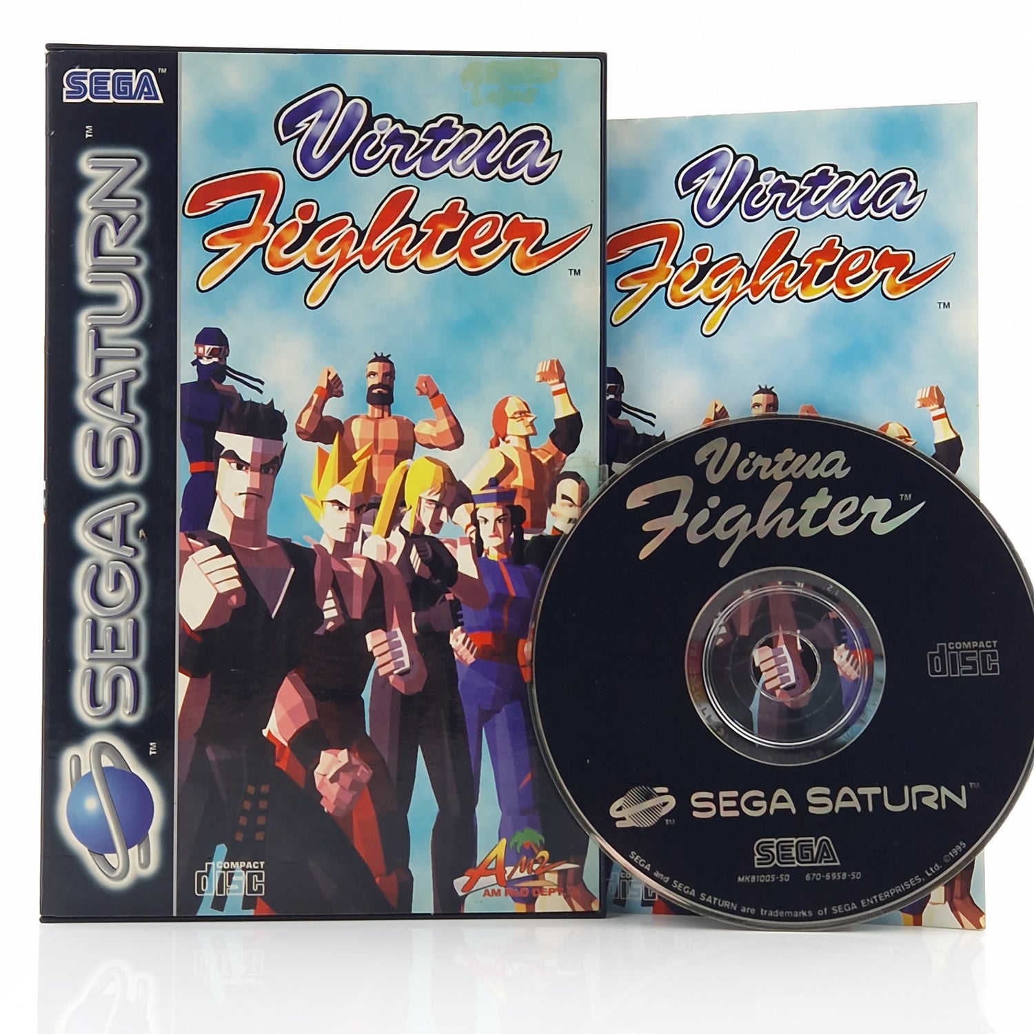 Sega Saturn Spiel : Virtua Fighter - CD Disk OVP Anleitung PAL Beat´em Up