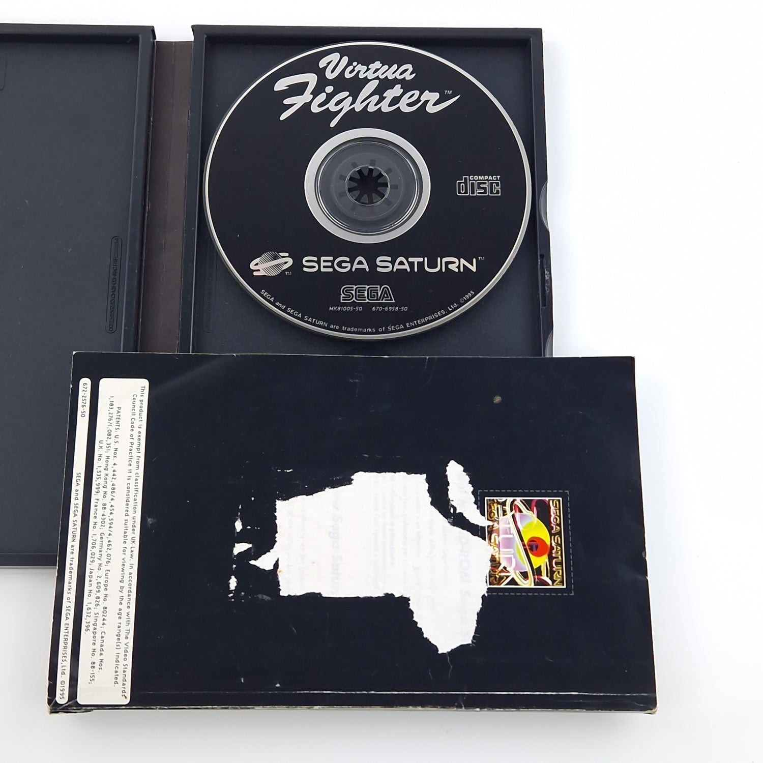 Sega Saturn Spiel : Virtua Fighter - CD Disk OVP Anleitung PAL Beat´em Up