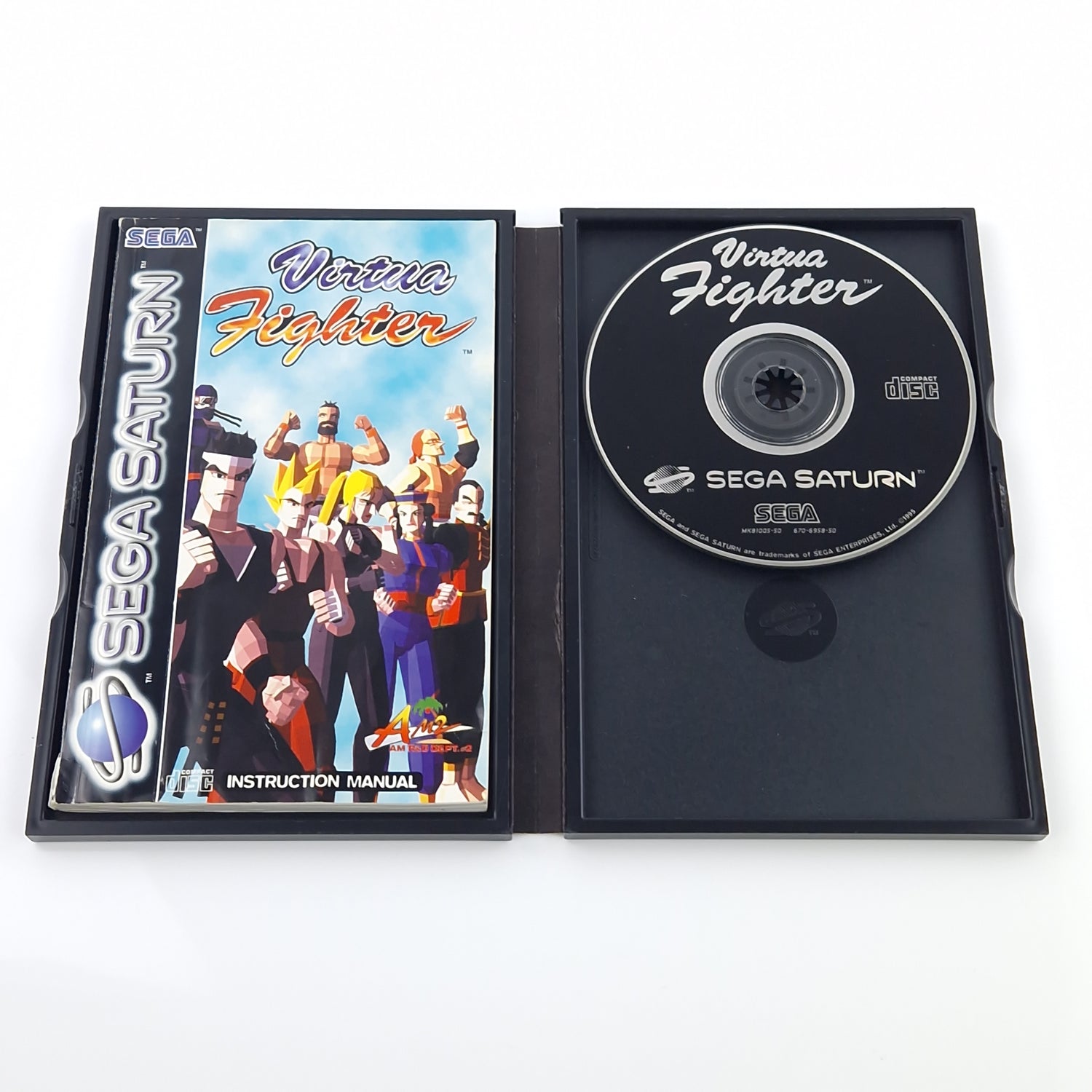 Sega Saturn Spiel : Virtua Fighter - CD Disk OVP Anleitung PAL Beat´em Up