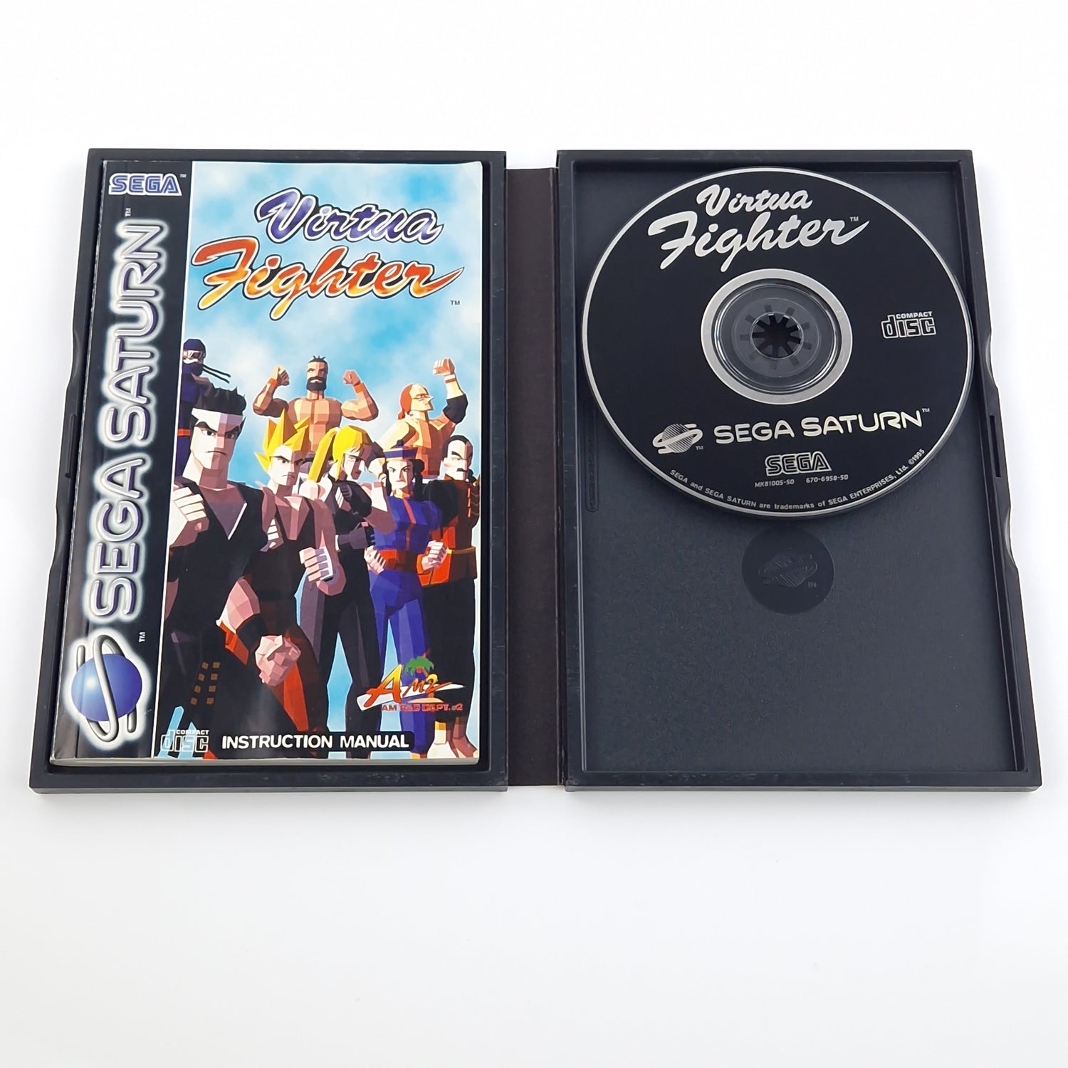 Sega Saturn Spiel : Virtua Fighter - CD Disk OVP Anleitung PAL Beat´em Up [2]