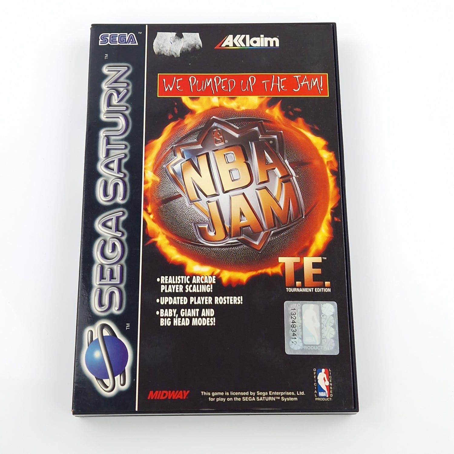 Sega Saturn Spiel : NBA JAM T.E. Tournament Edition - CD Disk OVP Anleitung [2]