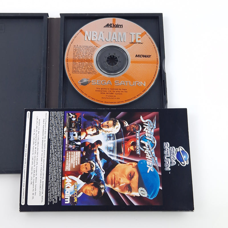 Sega Saturn Spiel : NBA JAM T.E. Tournament Edition - CD Disk OVP Anleitung [2]