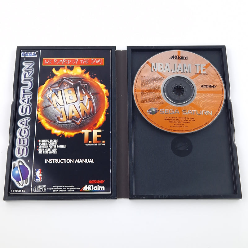 Sega Saturn Spiel : NBA JAM T.E. Tournament Edition - CD Disk OVP Anleitung [2]