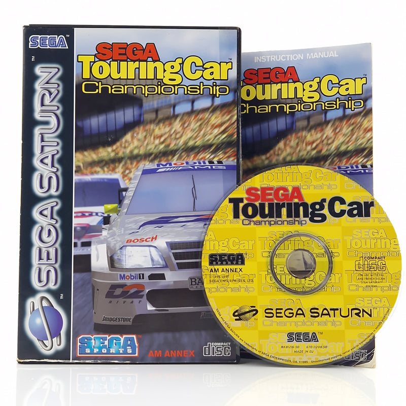 Sega Saturn Spiel : Sega Touring Car Championship - CD Disk OVP Anleitung