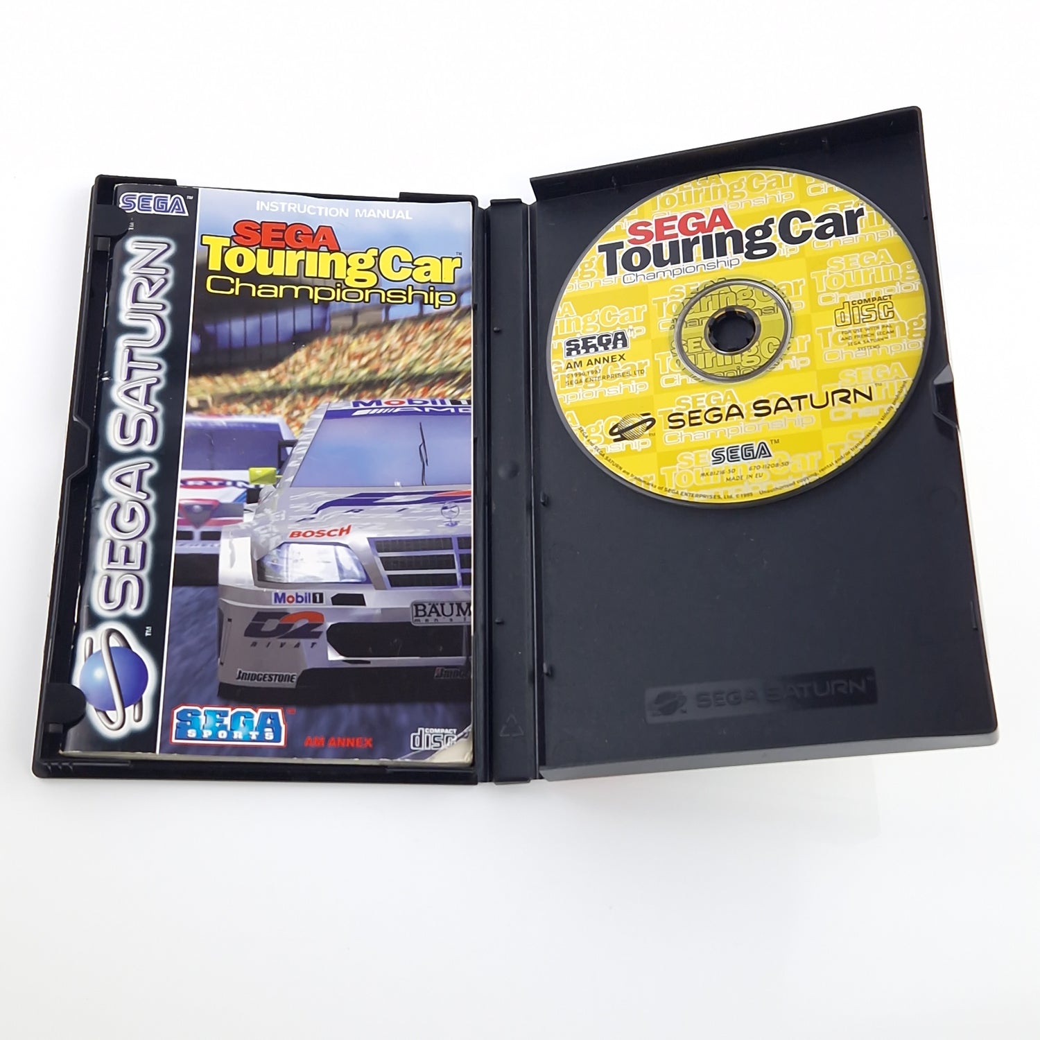 Sega Saturn Spiel : Sega Touring Car Championship - CD Disk OVP Anleitung