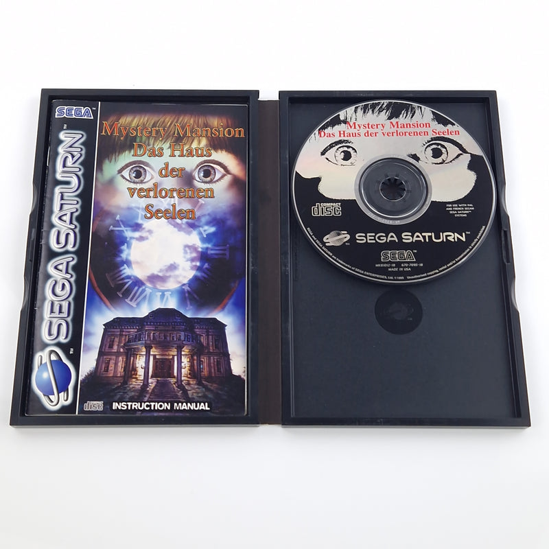 Sega Saturn Spiel : Mystery Mansion Das Haus der verlorenen Seelen - CD Anl OVP