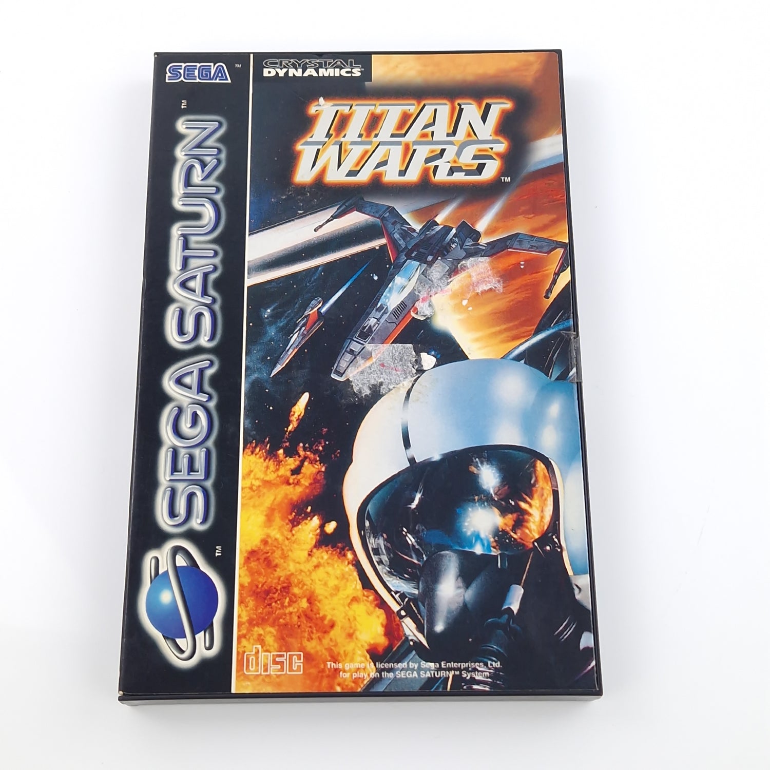 Sega Saturn Spiel : Titan Wars - CD Disk Anleitung OVP | PAL Game