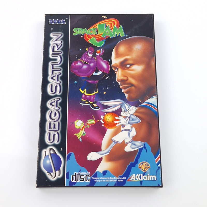 Sega Saturn Spiel : Space Jam - CD Disk Anleitung OVP | PAL Basketball