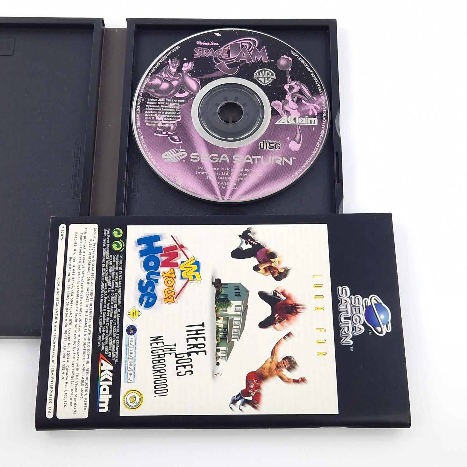 Sega Saturn Spiel : Space Jam - CD Disk Anleitung OVP | PAL Basketball