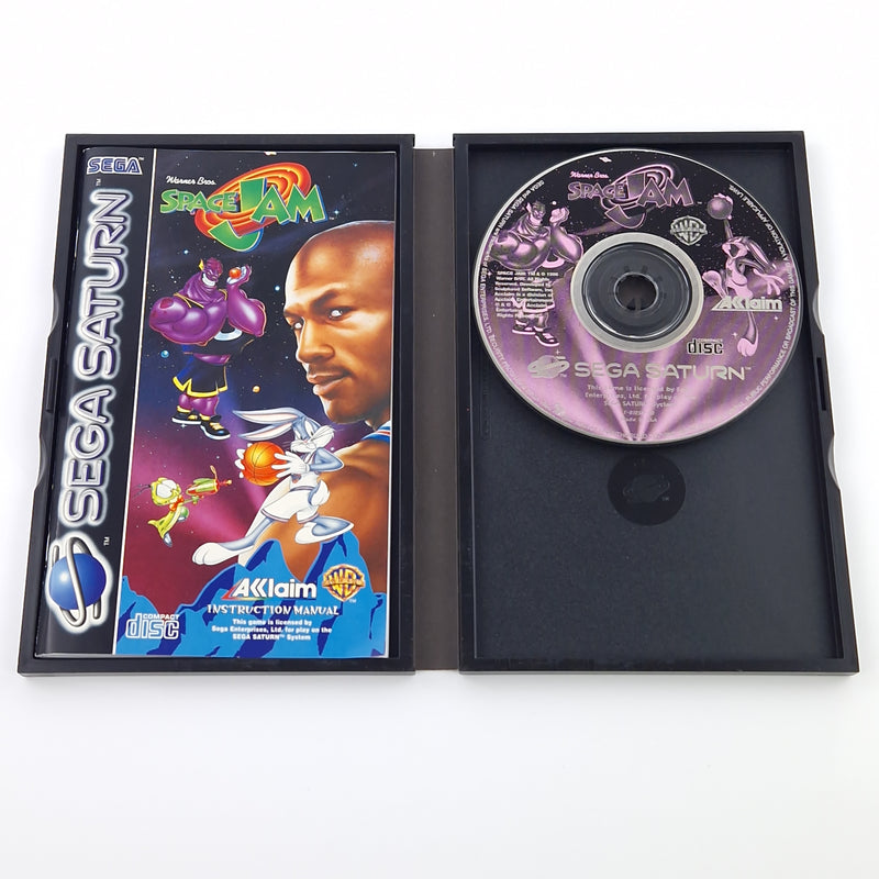 Sega Saturn Spiel : Space Jam - CD Disk Anleitung OVP | PAL Basketball