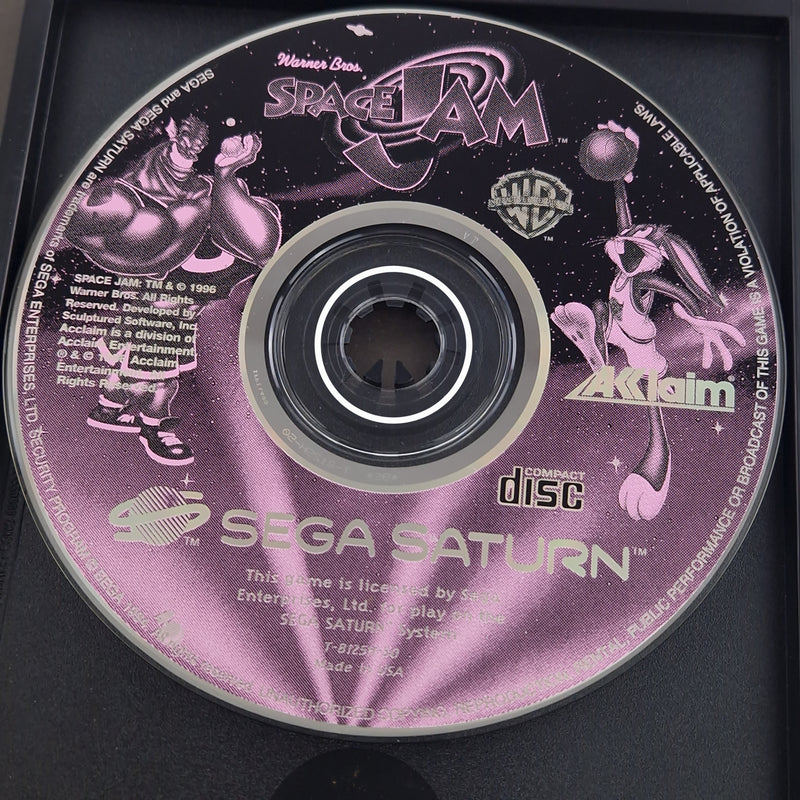 Sega Saturn Spiel : Space Jam - CD Disk Anleitung OVP | PAL Basketball