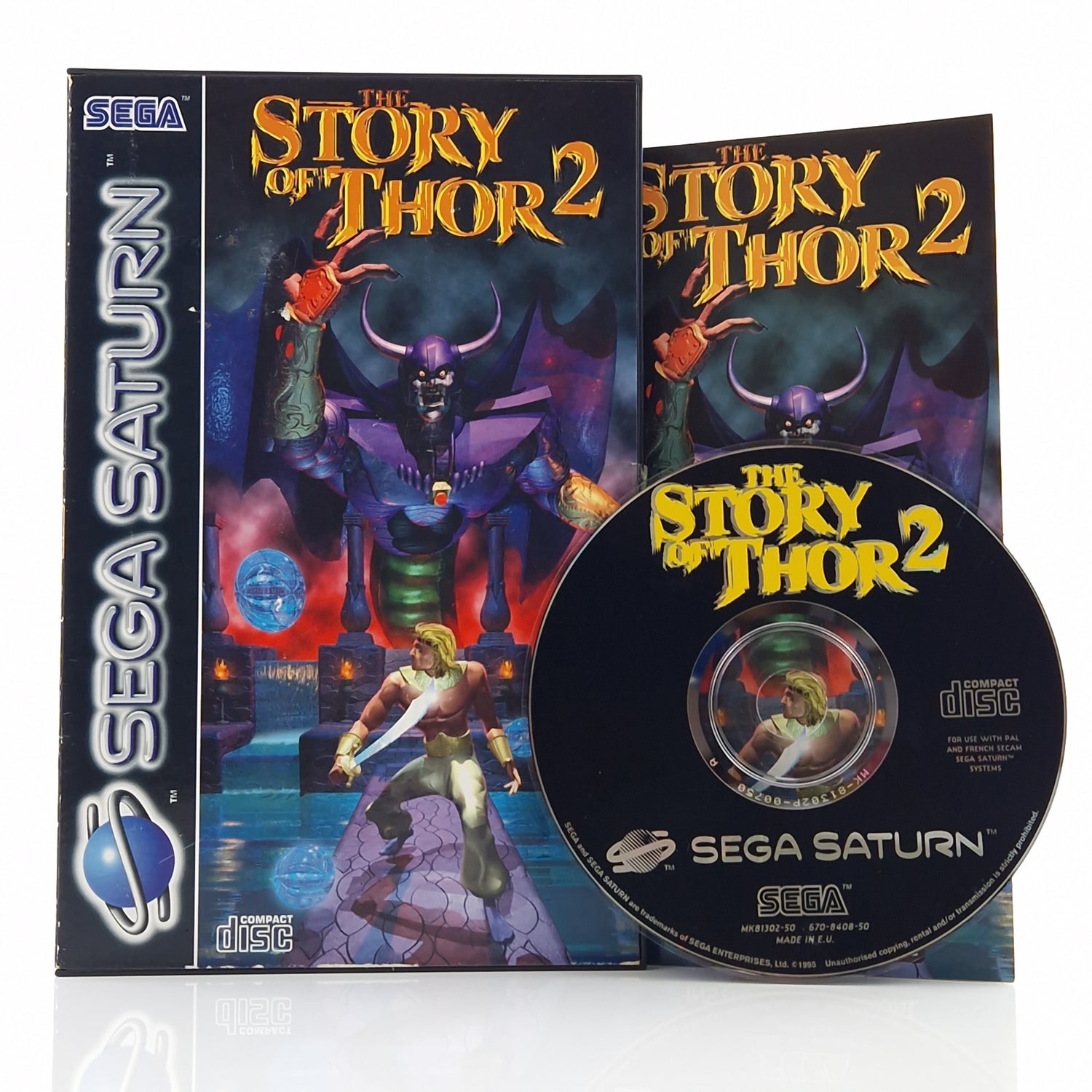 Sega Saturn Spiel : The Story of Thor 2 - CD Disk Anleitung OVP | PAL