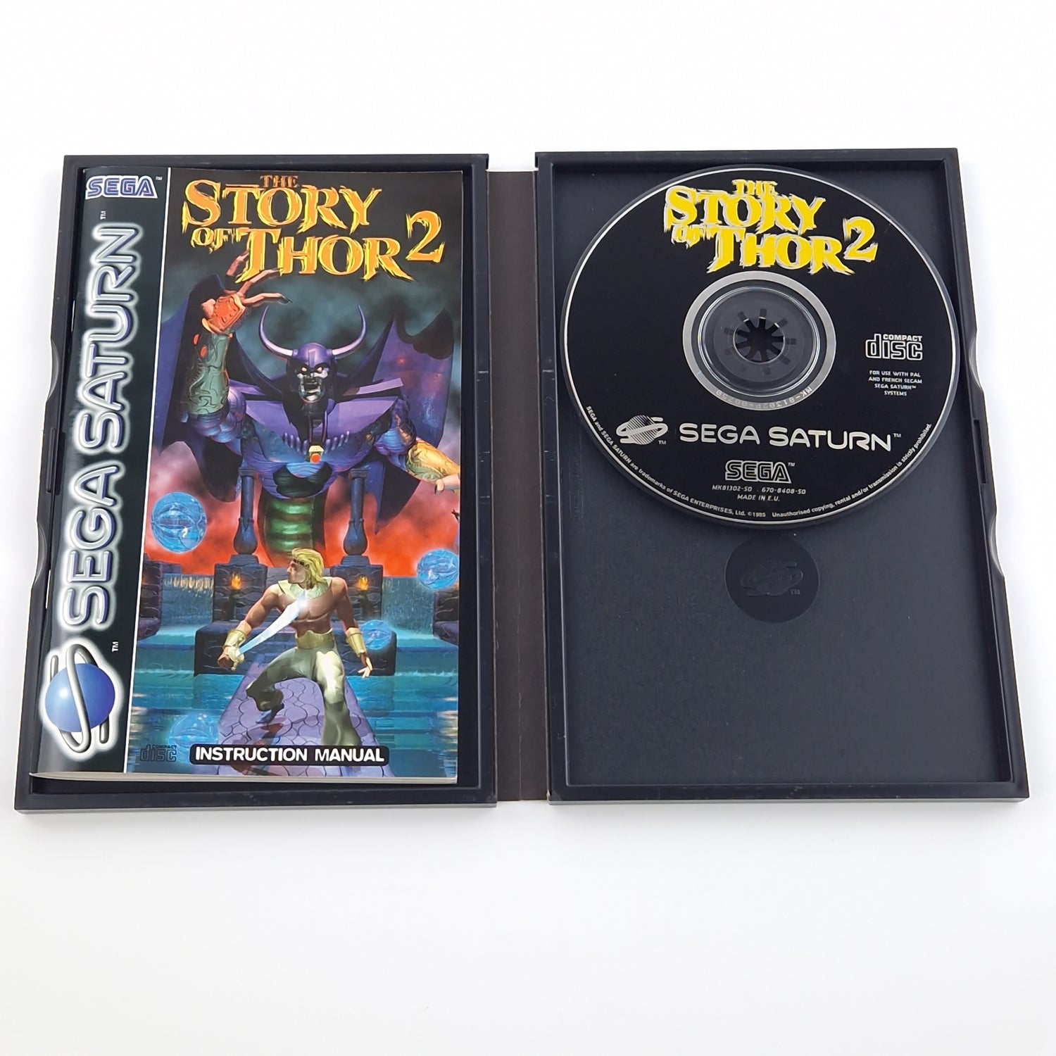 Sega Saturn Spiel : The Story of Thor 2 - CD Disk Anleitung OVP | PAL