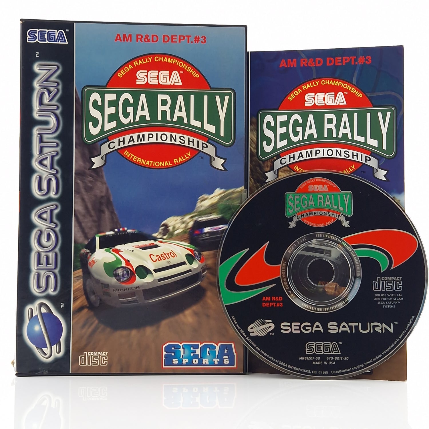 Sega Saturn Spiel : Sega Rally Championship - CD Disk Anleitung OVP | PAL