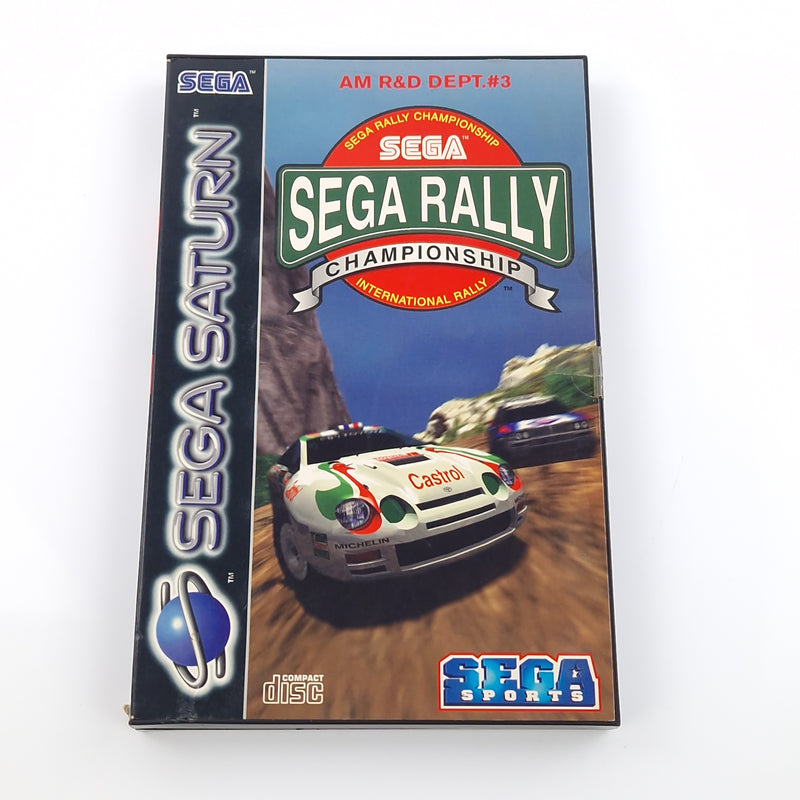 Sega Saturn Spiel : Sega Rally Championship - CD Disk Anleitung OVP | PAL