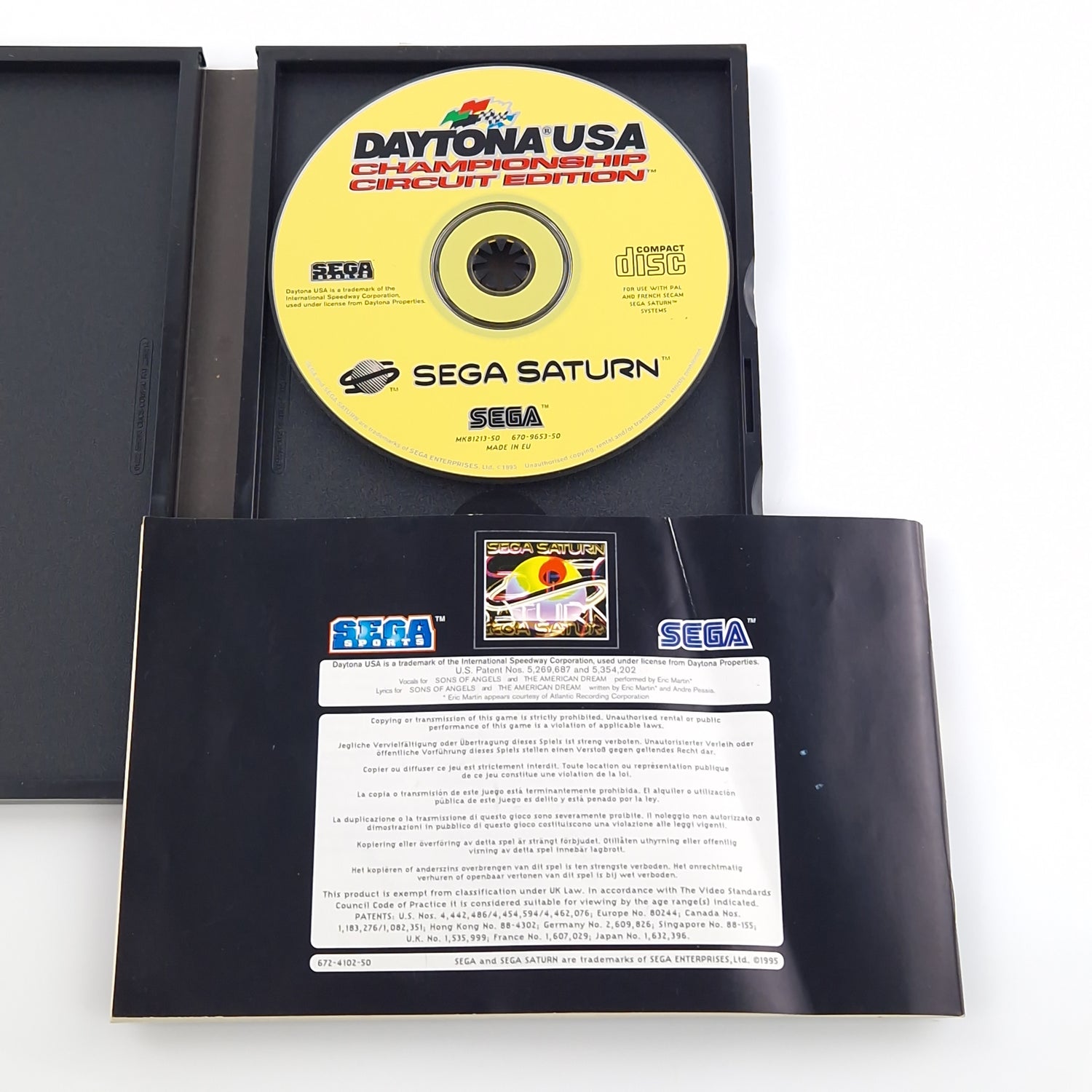 Sega Saturn Spiel : Daytona USA Championship Circuit Edition - CD Anl. OVP PAL