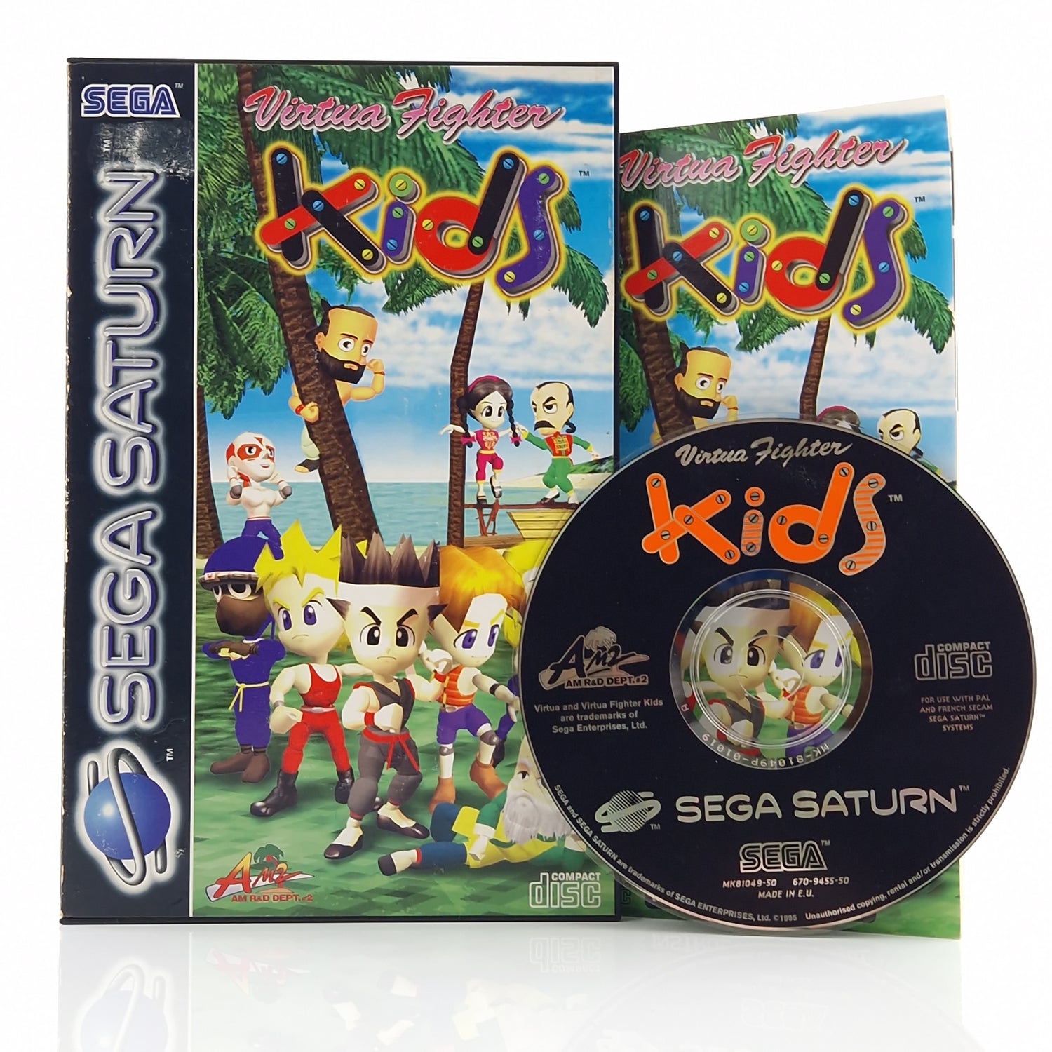 Sega Saturn Spiel : Virtua Fighter Kids - CD Disk Anleitung OVP | PAL Beat em up