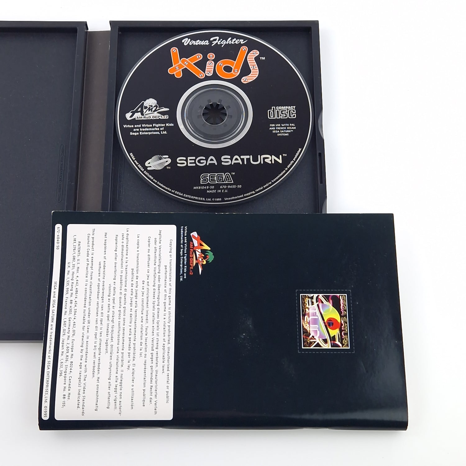 Sega Saturn Spiel : Virtua Fighter Kids - CD Disk Anleitung OVP | PAL Beat em up