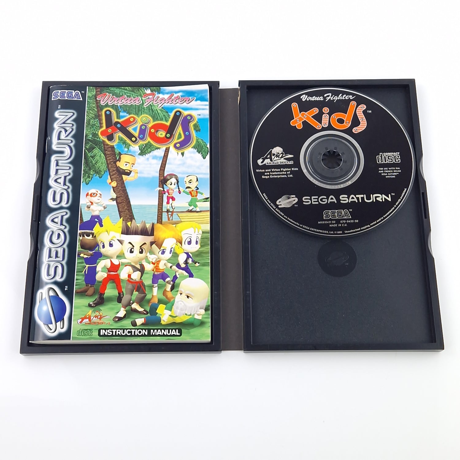 Sega Saturn Spiel : Virtua Fighter Kids - CD Disk Anleitung OVP | PAL Beat em up