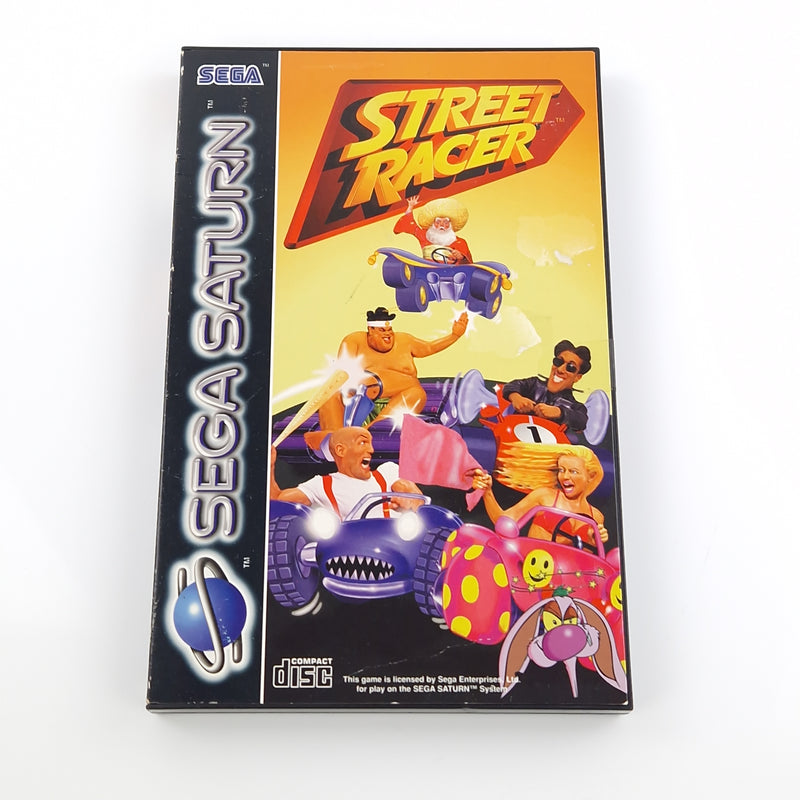 Sega Saturn Spiel : Street Racer - CD Disk Anleitung OVP | PAL