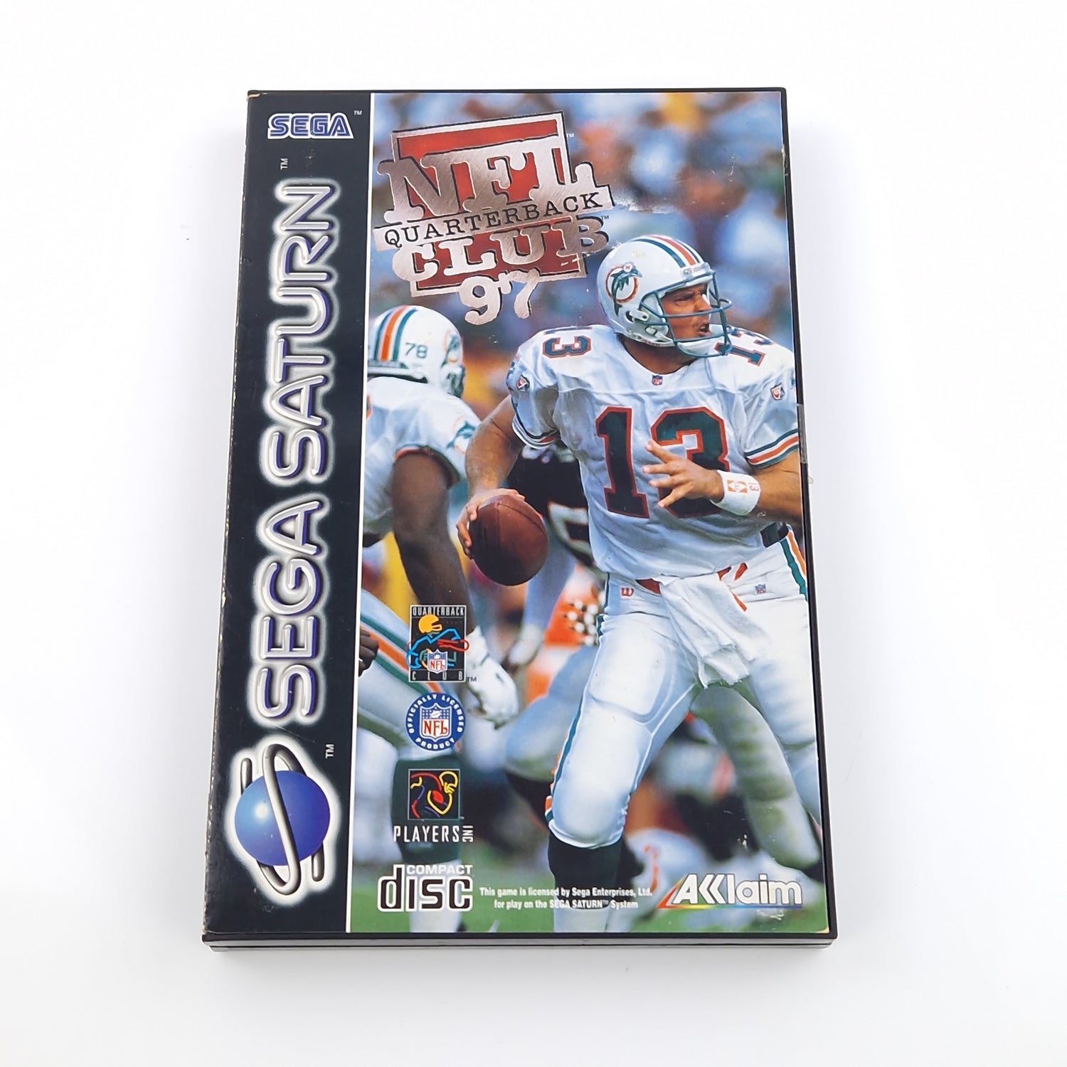 Sega Saturn Spiel : NFL Quarterback Club 97 - CD Disk Anleitung OVP | PAL