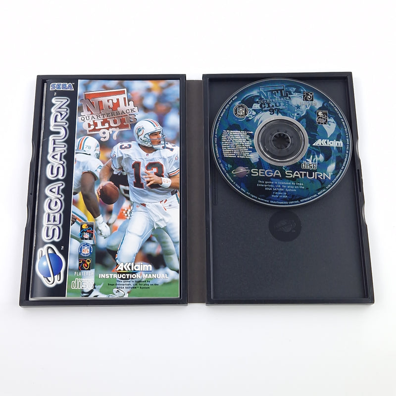 Sega Saturn Spiel : NFL Quarterback Club 97 - CD Disk Anleitung OVP | PAL