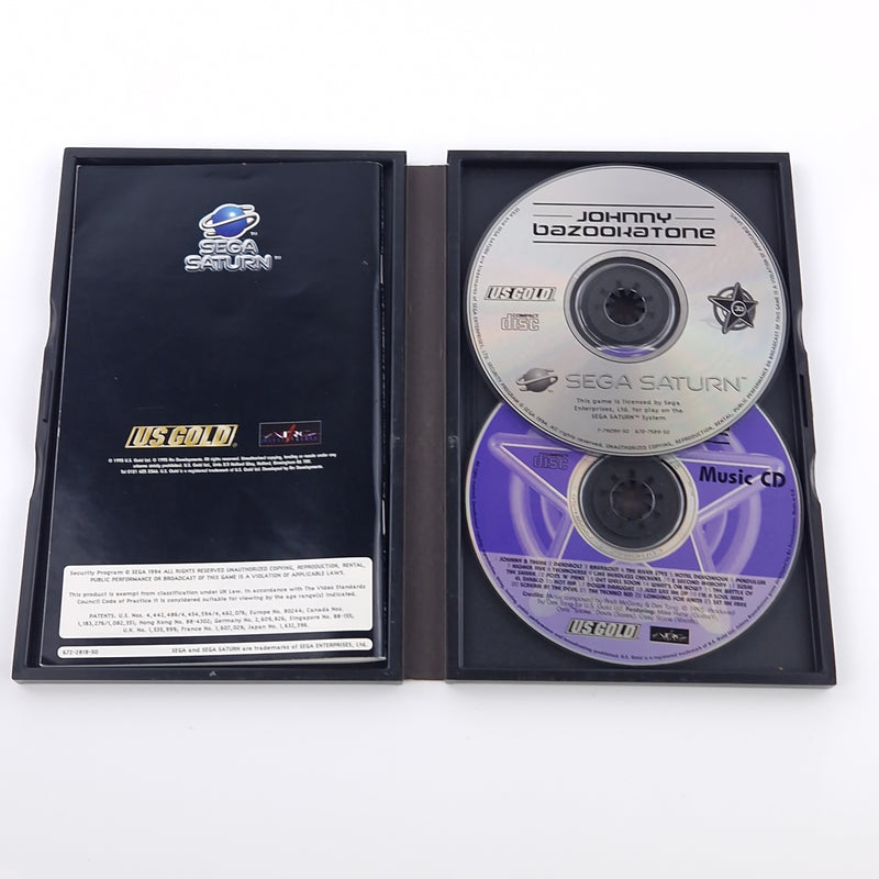 Sega Saturn Spiel : Johnny Bazookatone - Musik CD Game Disk OVP Anleitung PAL