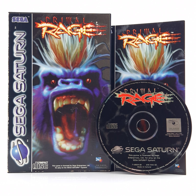 Sega Saturn Spiel : Primal Rage - Game Disk CD Anleitung OVP | PAL