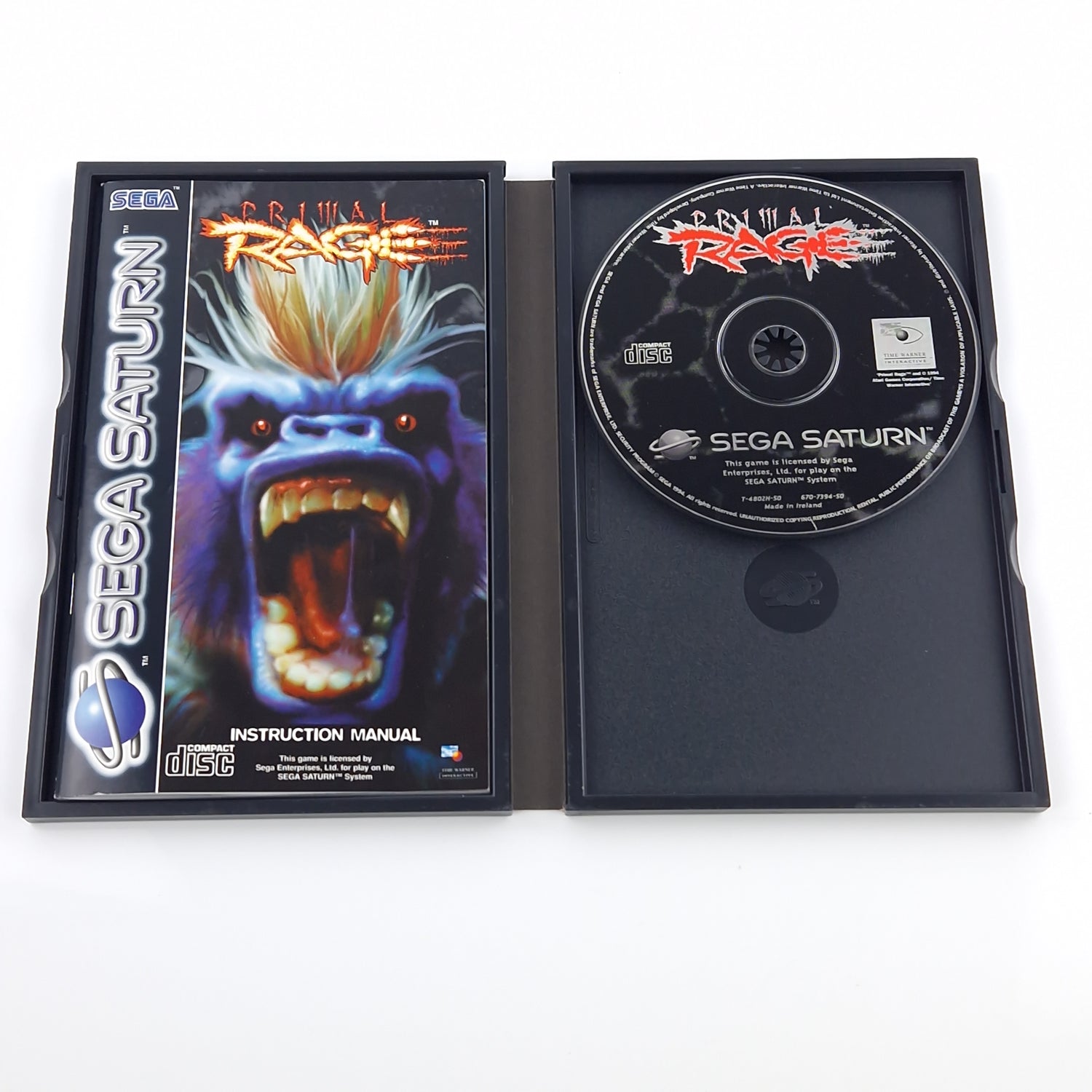 Sega Saturn Spiel : Primal Rage - Game Disk CD Anleitung OVP | PAL