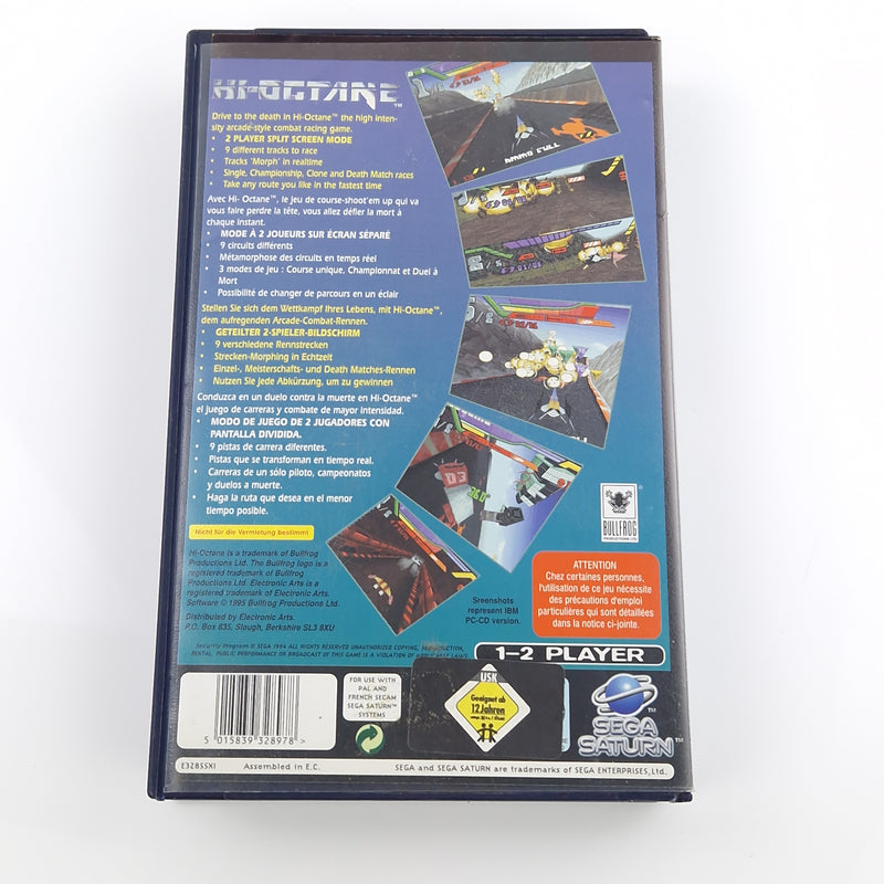 Sega Saturn Spiel : HI-Octane - Disk CD Anleitung OVP | PAL Game