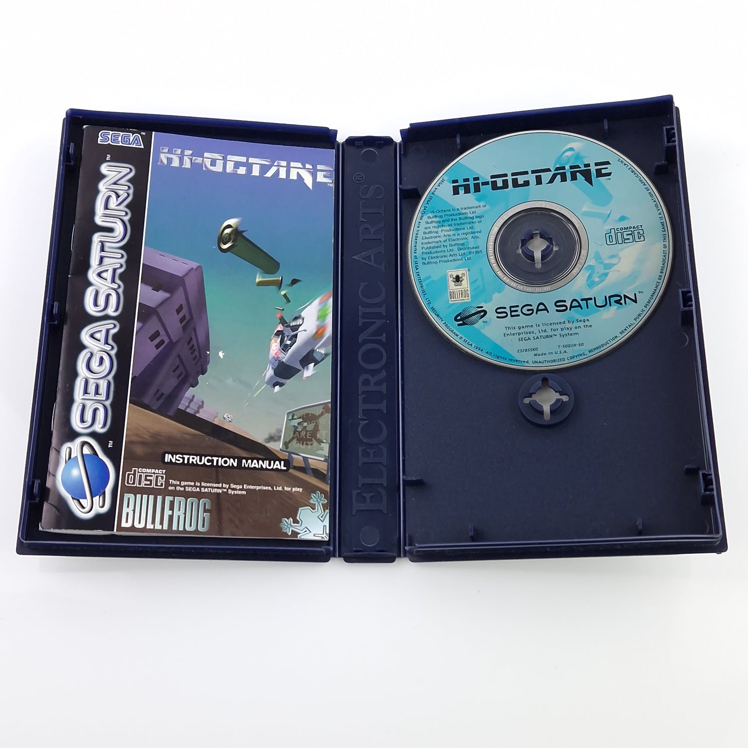 Sega Saturn Spiel : HI-Octane - Disk CD Anleitung OVP | PAL Game