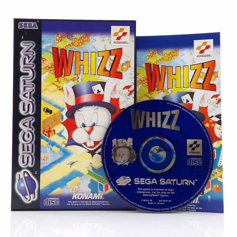 Sega Saturn Spiel : WHIZZ - CD Disk Anleitung OVP / Konami Game PAL