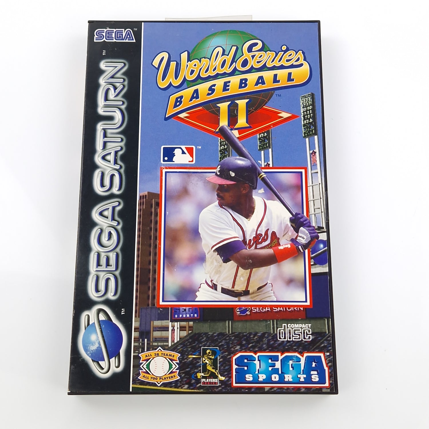 Sega Saturn Spiel : World Series Baseball II - CD Disk Anleitung OVP / PAL