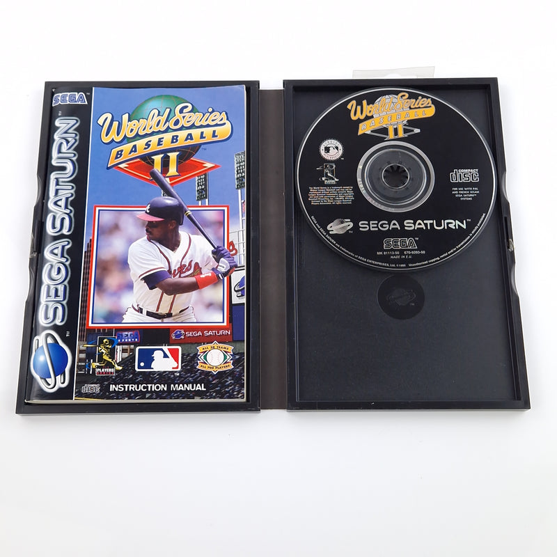 Sega Saturn Spiel : World Series Baseball II - CD Disk Anleitung OVP / PAL