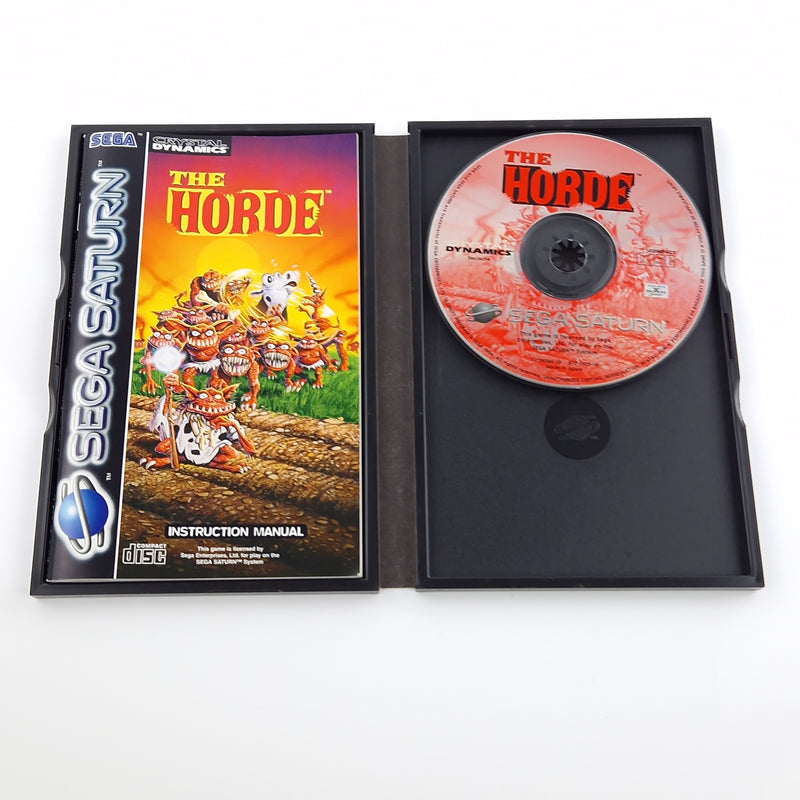 Sega Saturn Spiel : The Horde - CD Disk Anleitung OVP / PAL Crystal Dynamics