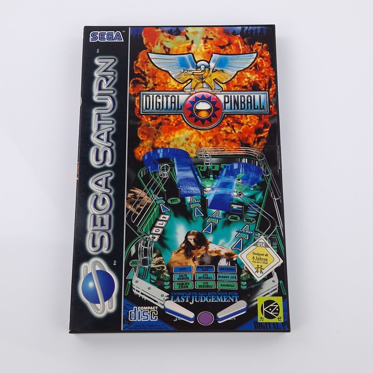 Sega Saturn Spiel : Digital Pinball - CD Disk Anleitung OVP / PAL