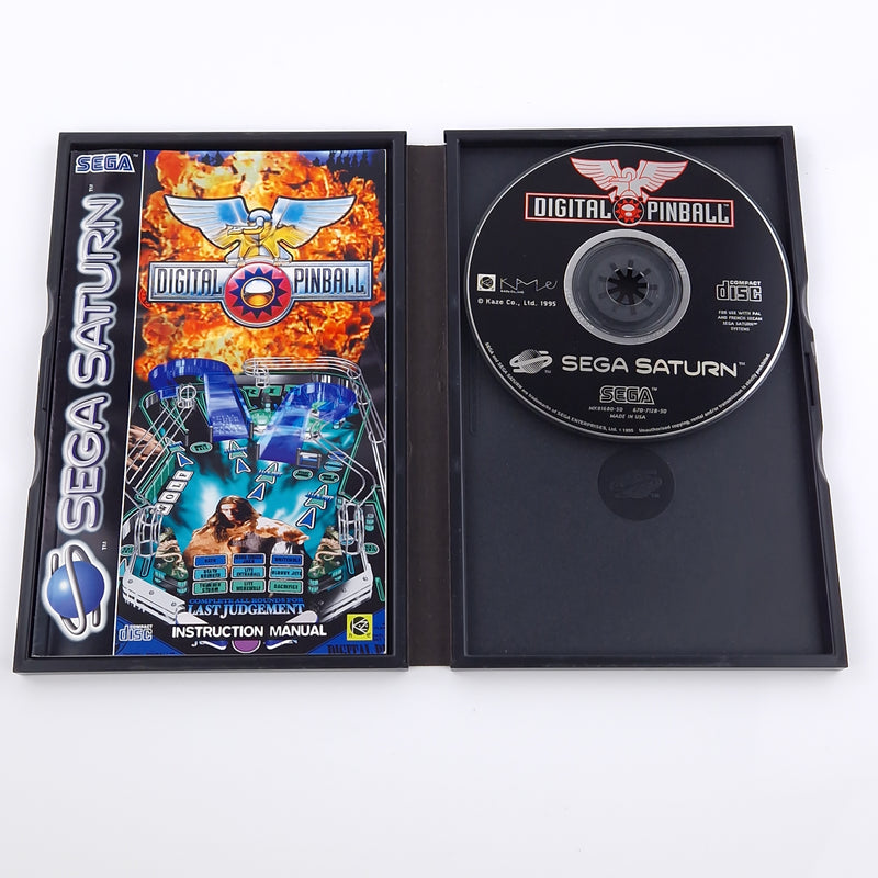 Sega Saturn Spiel : Digital Pinball - CD Disk Anleitung OVP / PAL