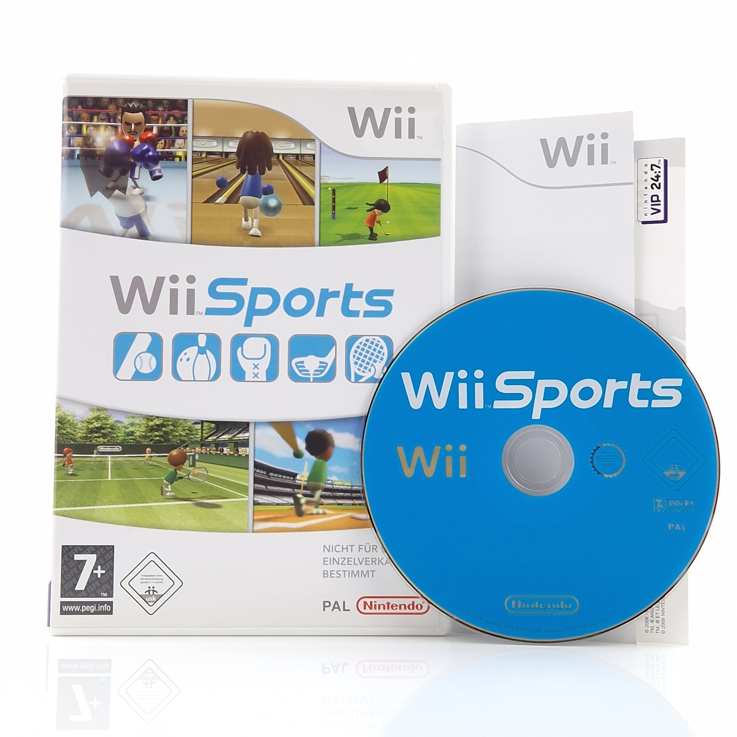 Nintendo Wii Spiel : Wii Sports - CD Anleitung OVP dt. PAL Sport